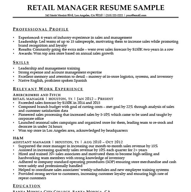 39+ Sample Retail Associate Resume Pictures - sample factory shop