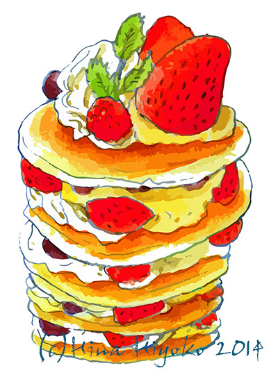 最新 食べ物 イラスト おしゃれ Ituirasuto