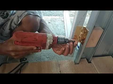 Good Cara pemasangan pintu  dari baja  ringan  Video Cara 