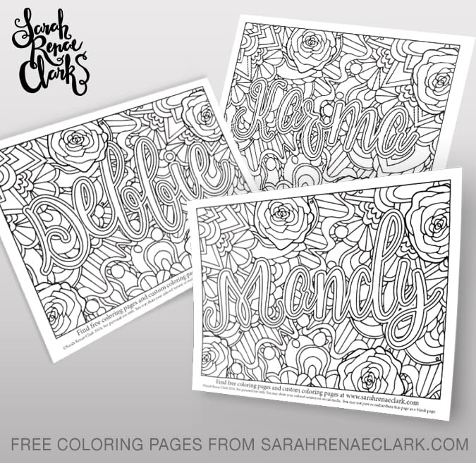 But seriously, our logo maker allows you to easily generate thousands of logo ideas by simply entering your business name. Free Customized Name Coloring Page