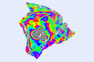 SAR image of Hawaii big island