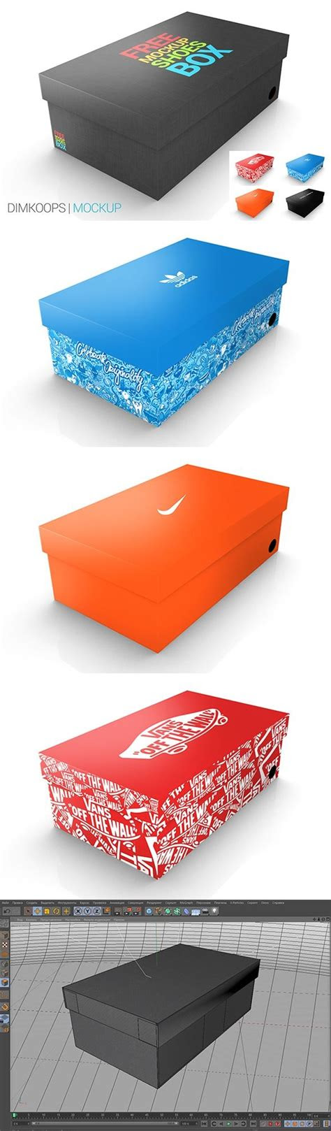 Download Shoe Box Mockup Vk - Free Download Mockup