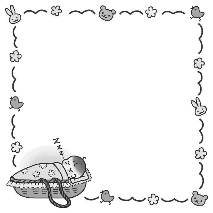 最高のコレクション 赤ちゃん イラスト 白黒 赤ちゃん イラスト 白黒 Saikonomuryogazorate