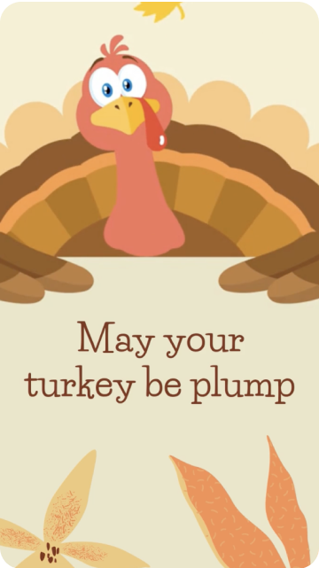 Thanksgiving message