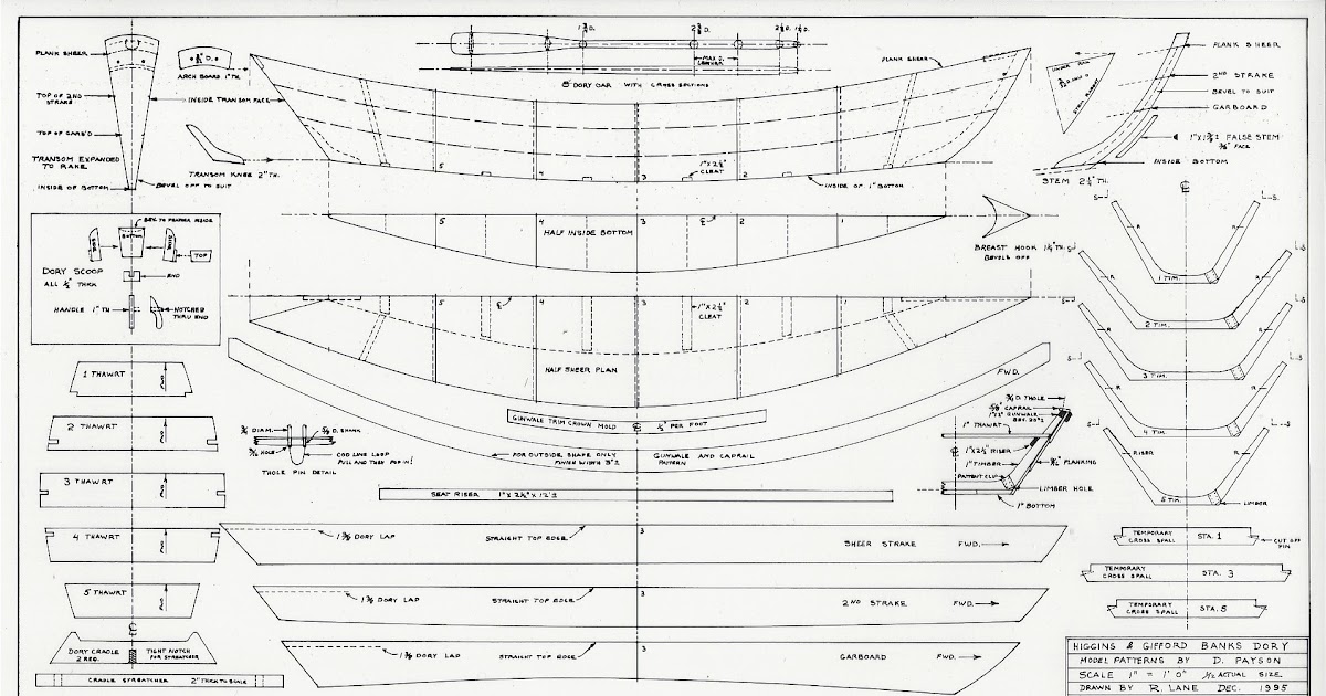 Free model dory plans ~ Making of wooden boat