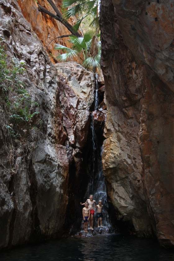 The waterfall at end of the El Questro Gorge walk