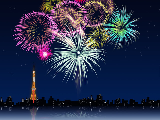 美しい花の画像 50 花火 イラスト 簡単