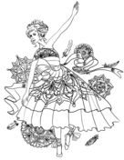 The word ballet comes from old french and means dance. Ballet Coloring Pages Free Coloring Pages