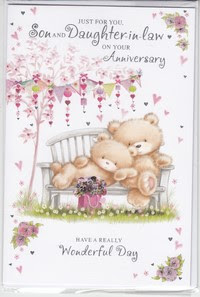 We love you so much. Anniversaries Son And Daughter In Law English Greeting Cards In France