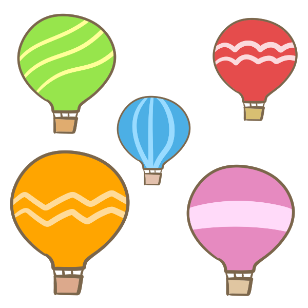 すべての動物の画像 Hd限定気球 イラスト 動物