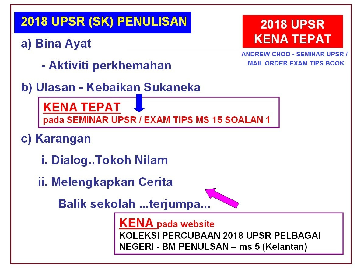 Soalan Percubaan Upsr 2019 Kedah - Malacca t