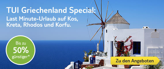 TUI Griechenland Special: Bis zu 50%* sparen!