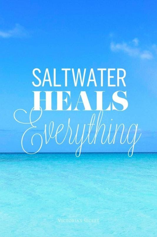 We are both salt water mixed with air. Saltwater Quotes Saltwater Sayings Saltwater Picture Quotes