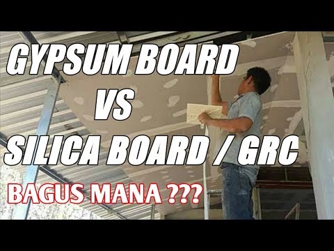 Penting Proses Pemasangan Plafon Gypsum Vs Silica Board Grc Bagus Mana