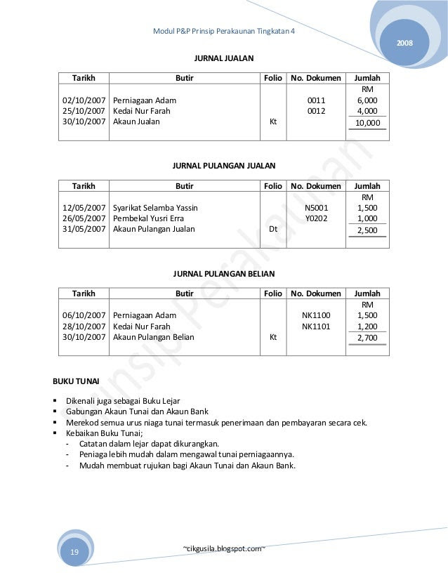 Contoh Folio Akaun Tingkatan 4 2014 - Obtenez Livre