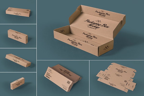Download Rectangular Packaging Box Mockups PSD Mockup - Download Rectangular Packaging Box Mockups ...