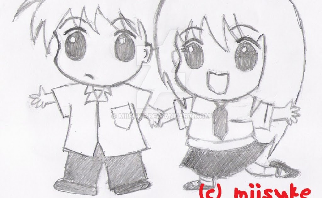 Orasnap Boy And Girl Best Friends Drawing Anime