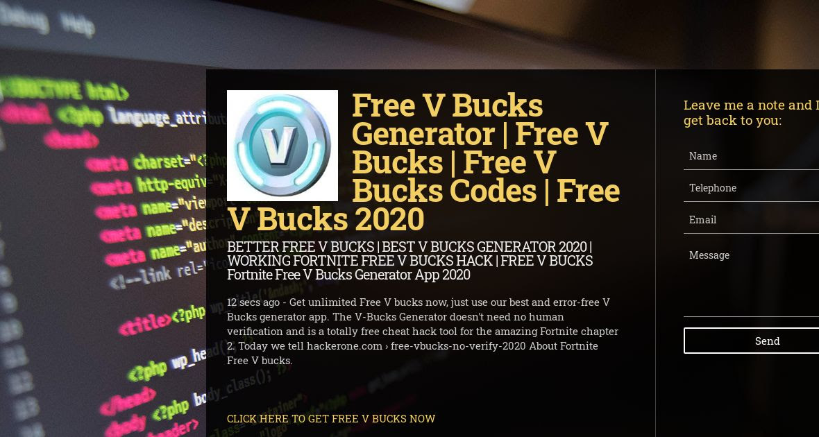 Free v bucks codes in fortnite battle royale chapter 2 game, is verry common question from all players. Wiseintro Portfolio