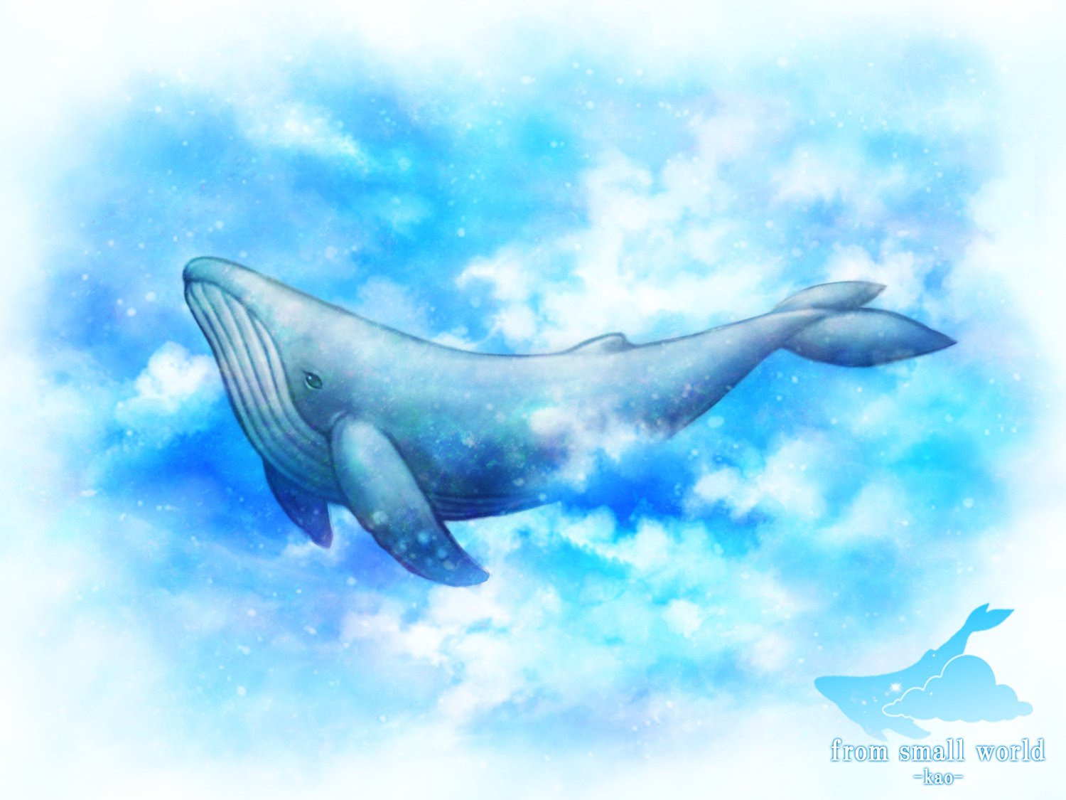 ユニークイラスト クジラ 綺麗 すべてかわいい動物