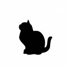 最新猫 シルエット イラスト 簡単 イラスト画像