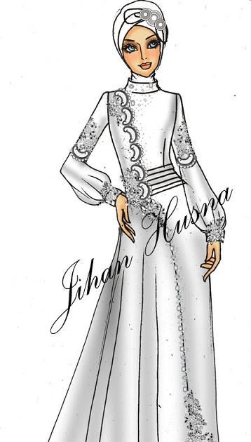 Terkeren 16+ Gambar Sketsa Desain Baju Gamis