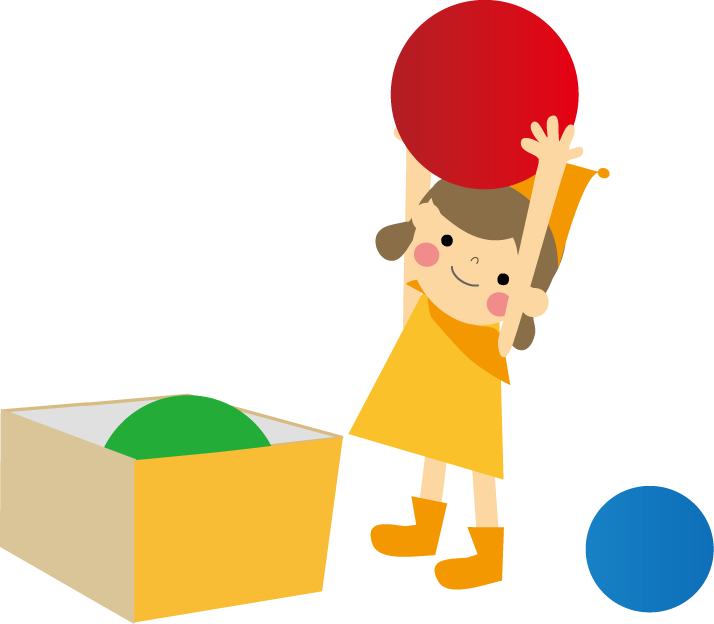 イラスト集 元のボール 遊び イラスト