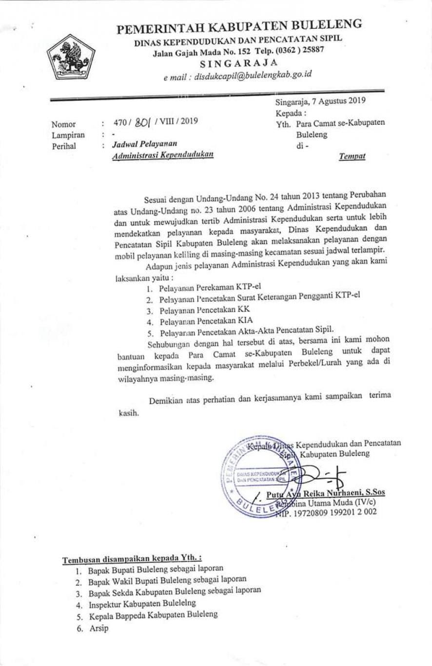 Kop Surat Dinas Pendidikan Kabupaten Buleleng - Contoh Kop ...
