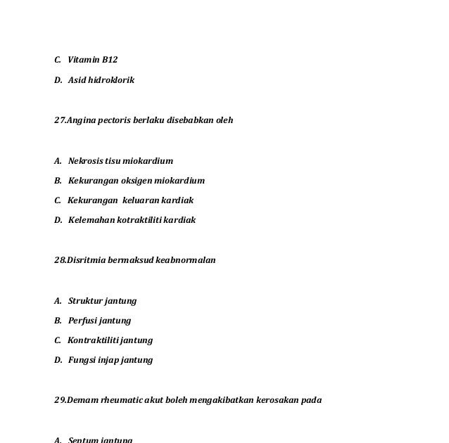 Contoh Soalan Objektif Cpr - Soalan by