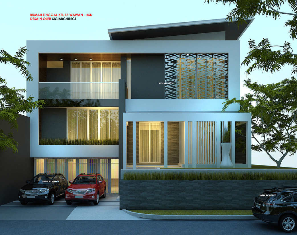 Desain Rumah Minimalis Semi Basement Kumpulan Desain Rumah