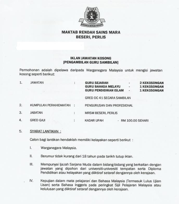 Contoh Soalan Temuduga Mrsm - Selangor i