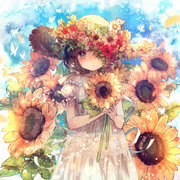 無料イラスト画像 トップ100夏 花 かん むり イラスト