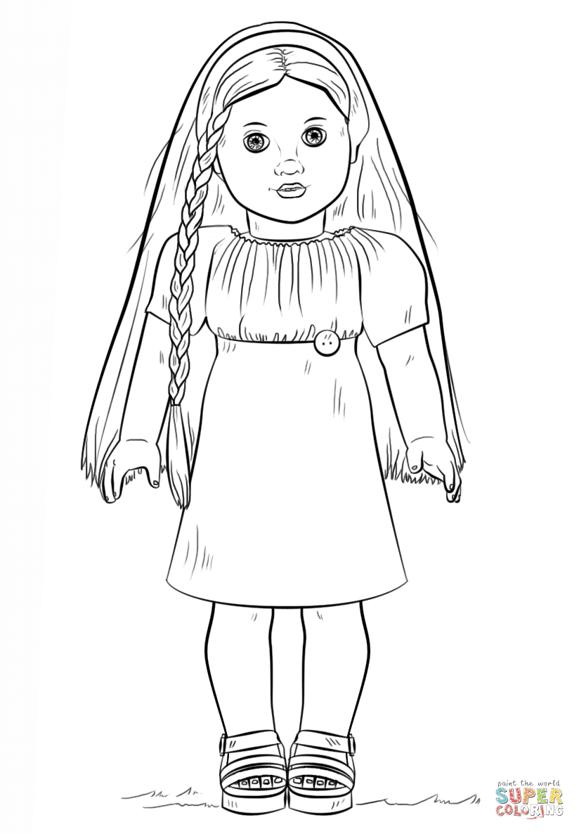 Girl face coloring pages are a fun way for kids of all ages to develop creativity, focus, motor …gacha life coloring pages to print. American Girl Doll Julie Coloring Page Free Printable Coloring Pages
