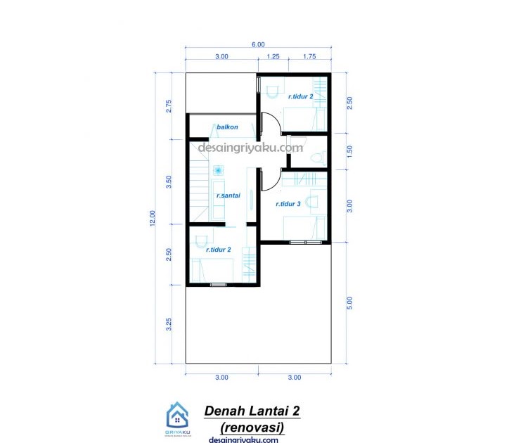  Denah Rumah Type 85 1 Lantai  Sekitar Rumah 