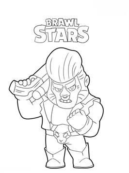 Brawl Stars Coloring Pages Leon Coloring And Drawing - brawl stars shark leon ausmalbilder