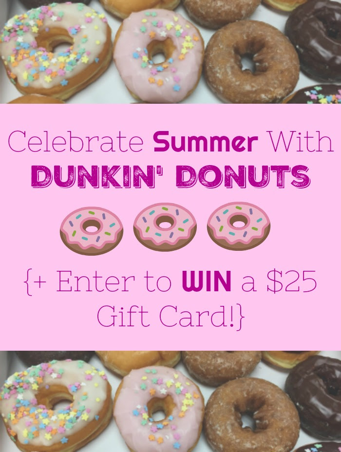 The dunkin donuts gift cards can be activated by registering yourself in the perks program specially hosted by the company through their official website dunkindonuts.com. Celebrate Summer With Dunkin Donuts Gift Card Giveaway Ends 6 12