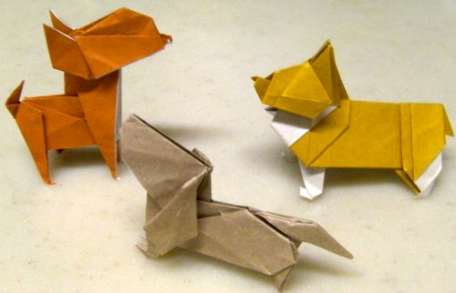コンプリート 犬 折り紙 犬 折り紙