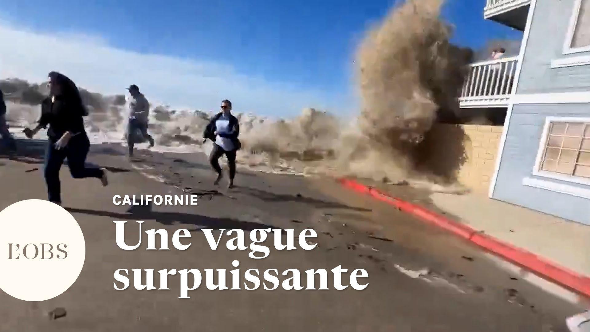 Californie : il filme une vague gigantesque qui a fait huit blessés près de Los Angeles