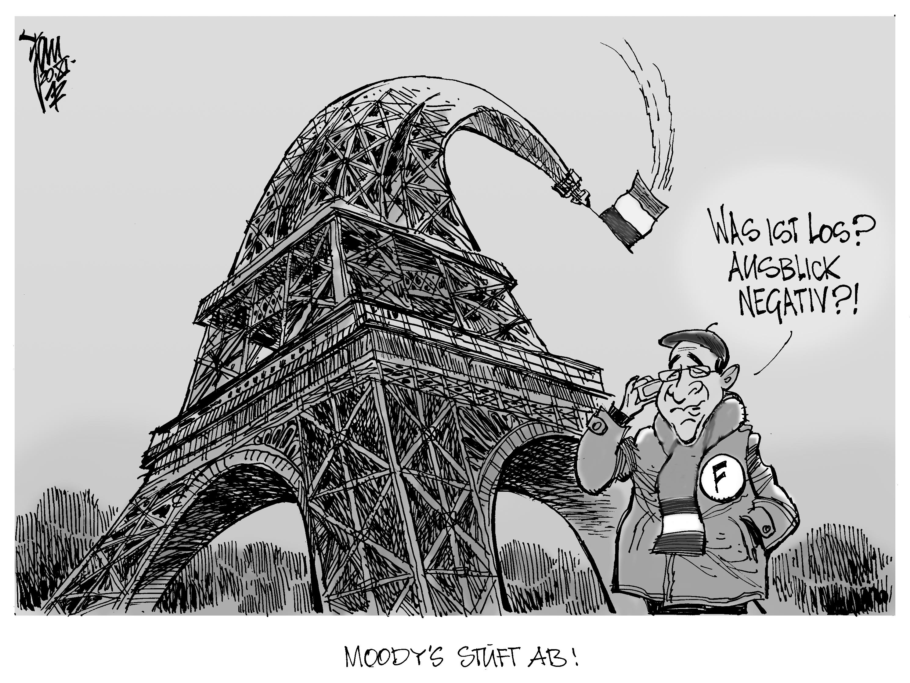 Alle zeichnungen sind individuelle situationskarikaturen mit einbau von hobby/beruf. Aktuelle Karikaturen Moody S Stuft Frankreich Ab
