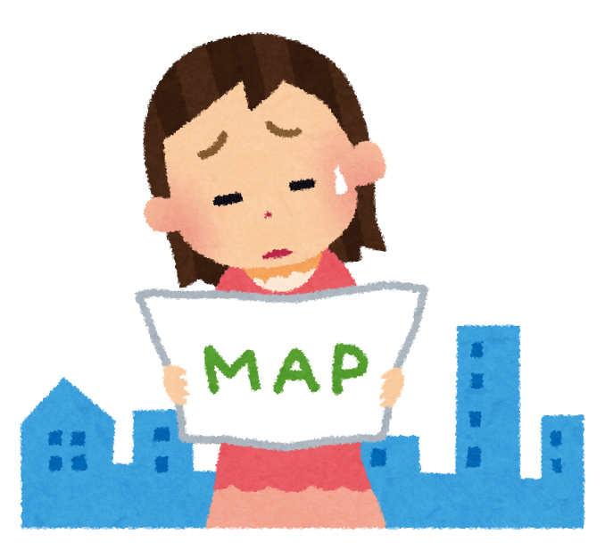 75 道 案内 地図 イラスト 動物ゾーン