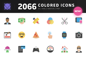 Nucleo - 2066 Colored Icons