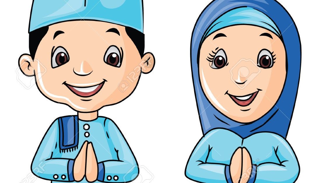 60 Kumpulan Gambar  Kartun Anak  Idul  Fitri  KataCCp
