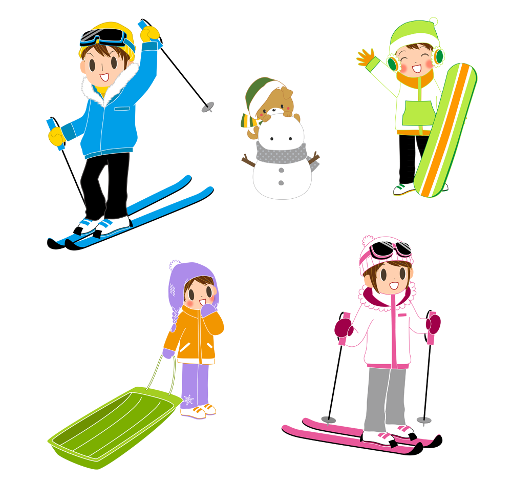 最高のかわいい 雪 遊び イラスト すべてのイラスト画像