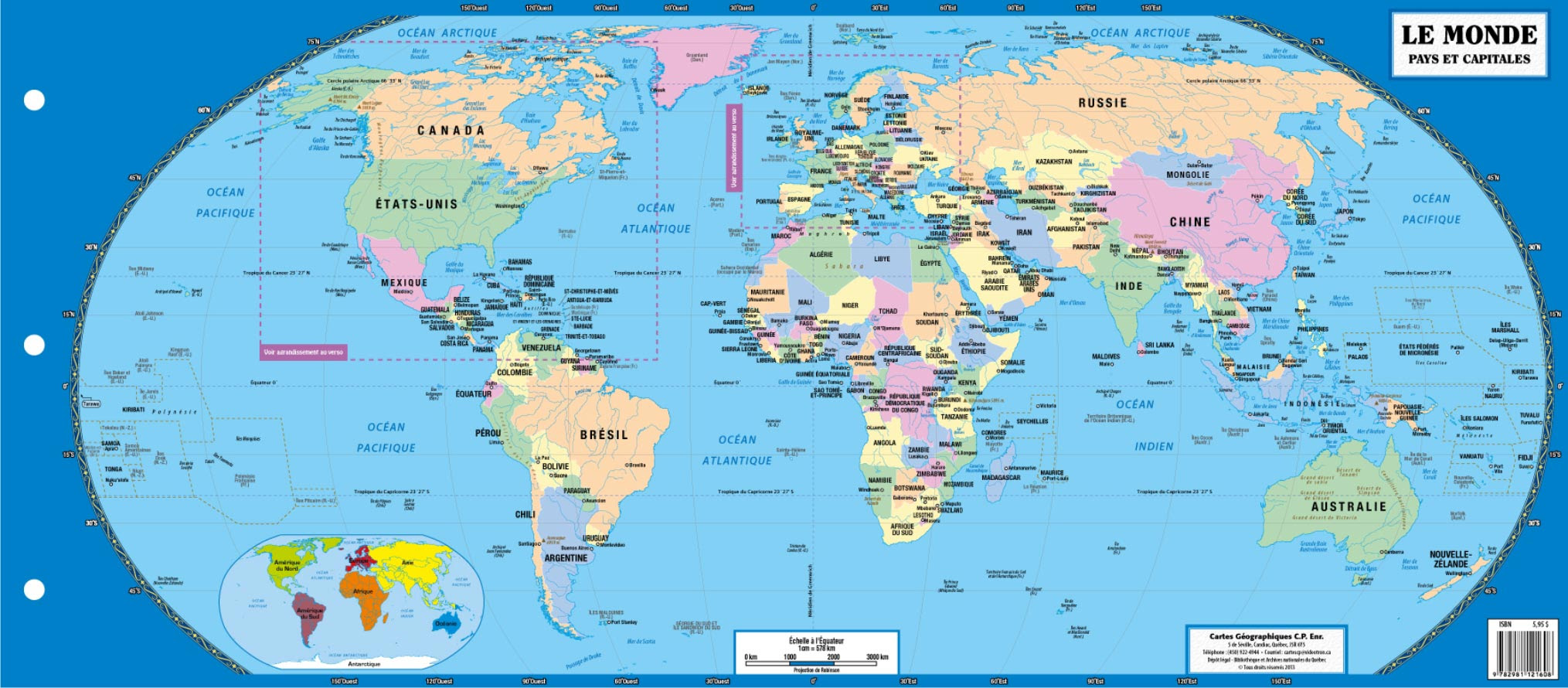 Carte Carte Du Monde Avec Capitale