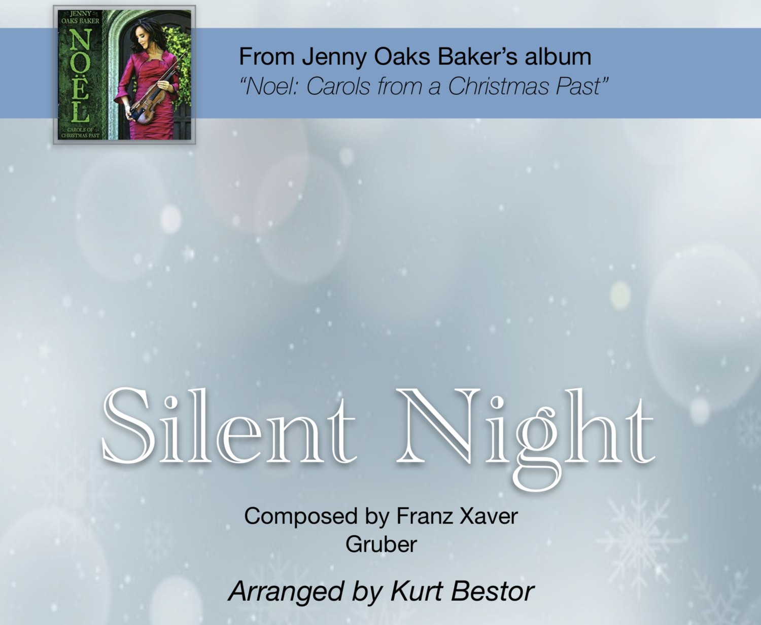 Additional pdf copies can be accessed online for printing separate parts. Silent Night Duet For 2 Violins Or Violin And Voice Violin 1 Original Advanced Violin 2 Beginner Sheet Music Jenny Oaks Baker