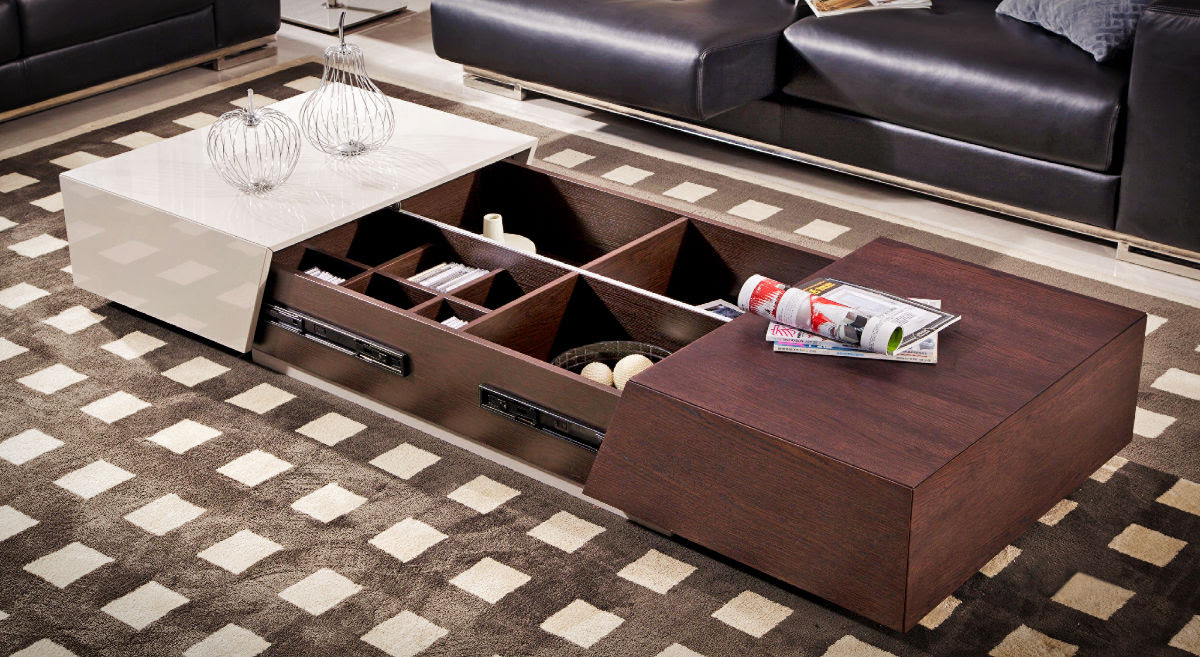 The wood itself is sturdy and made to withstand all of the typical use that a coffee table would experience. 50 Unique Coffee Tables That Help You Declutter And Stylise Your Lounge