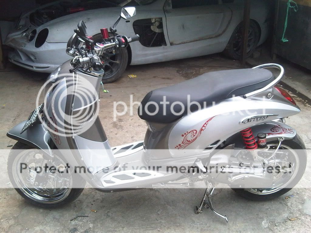 Populer Modifikasi Scoopy 2019 Warna Cream Modifhits