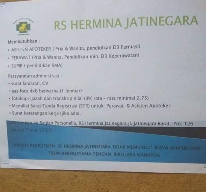 Lowongan Kerja Di Rumah Sakit Daerah Jakarta - Kumpulan ...