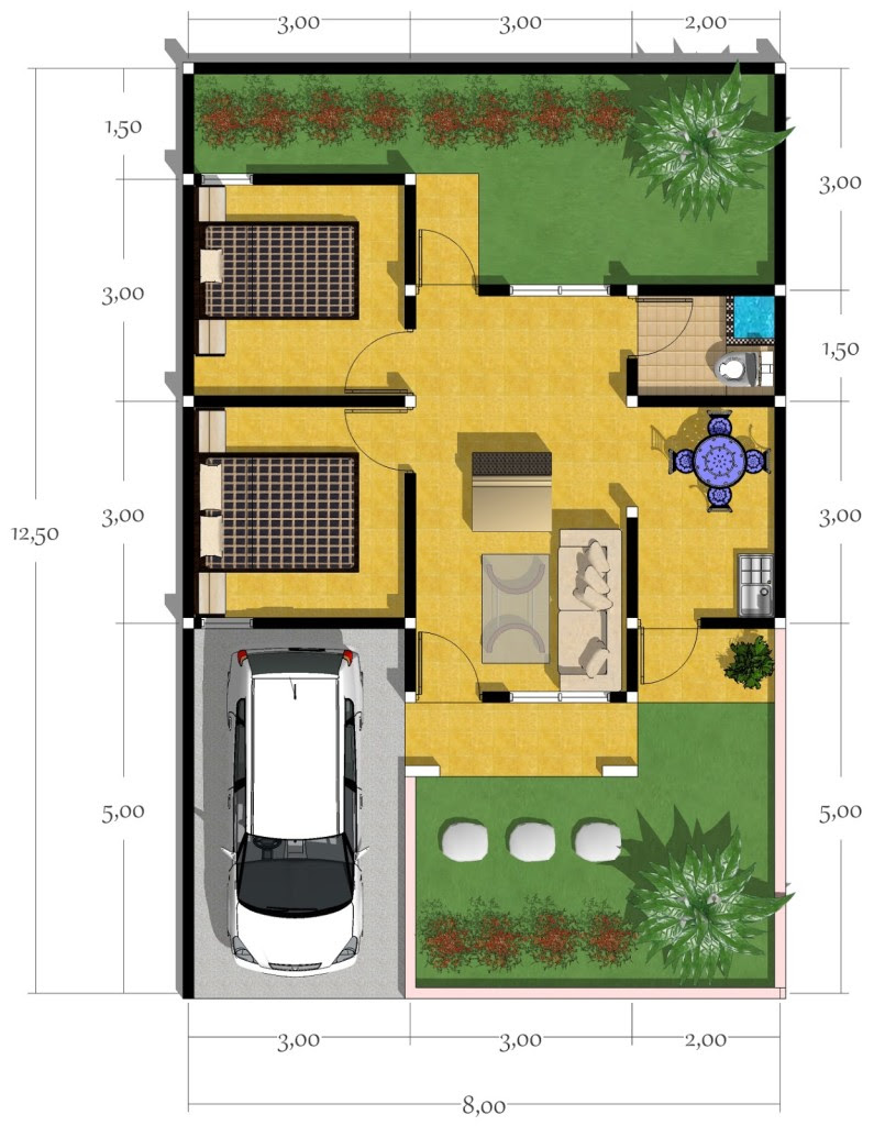 Sketsa Desain Rumah Minimalis Sederhana Sobat Interior Rumah