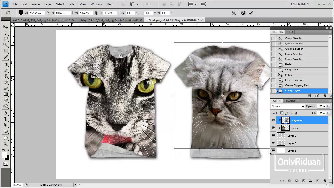  Cara  Membuat  Tulisan Di  Baju  Menggunakan Photoshop 