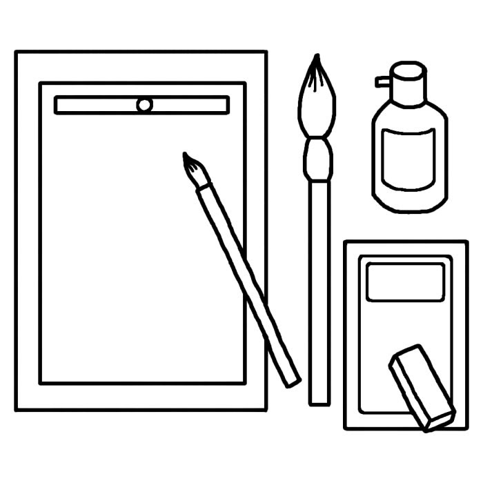 美しい花の画像 新着筆 イラスト 白黒
